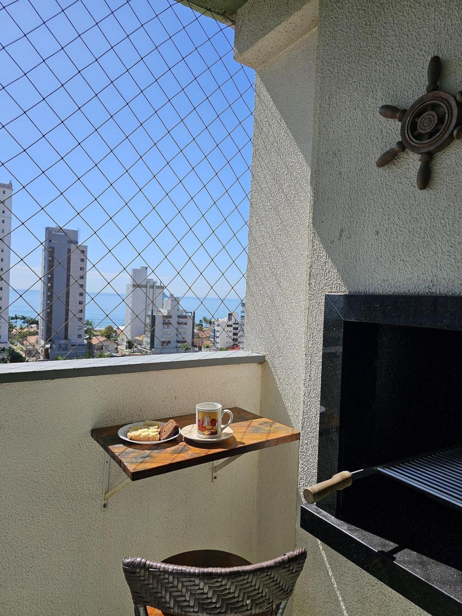 Apartamento com vista mar 9 ANDAR uma vaga de garagem coberta Piçarras Exterior foto